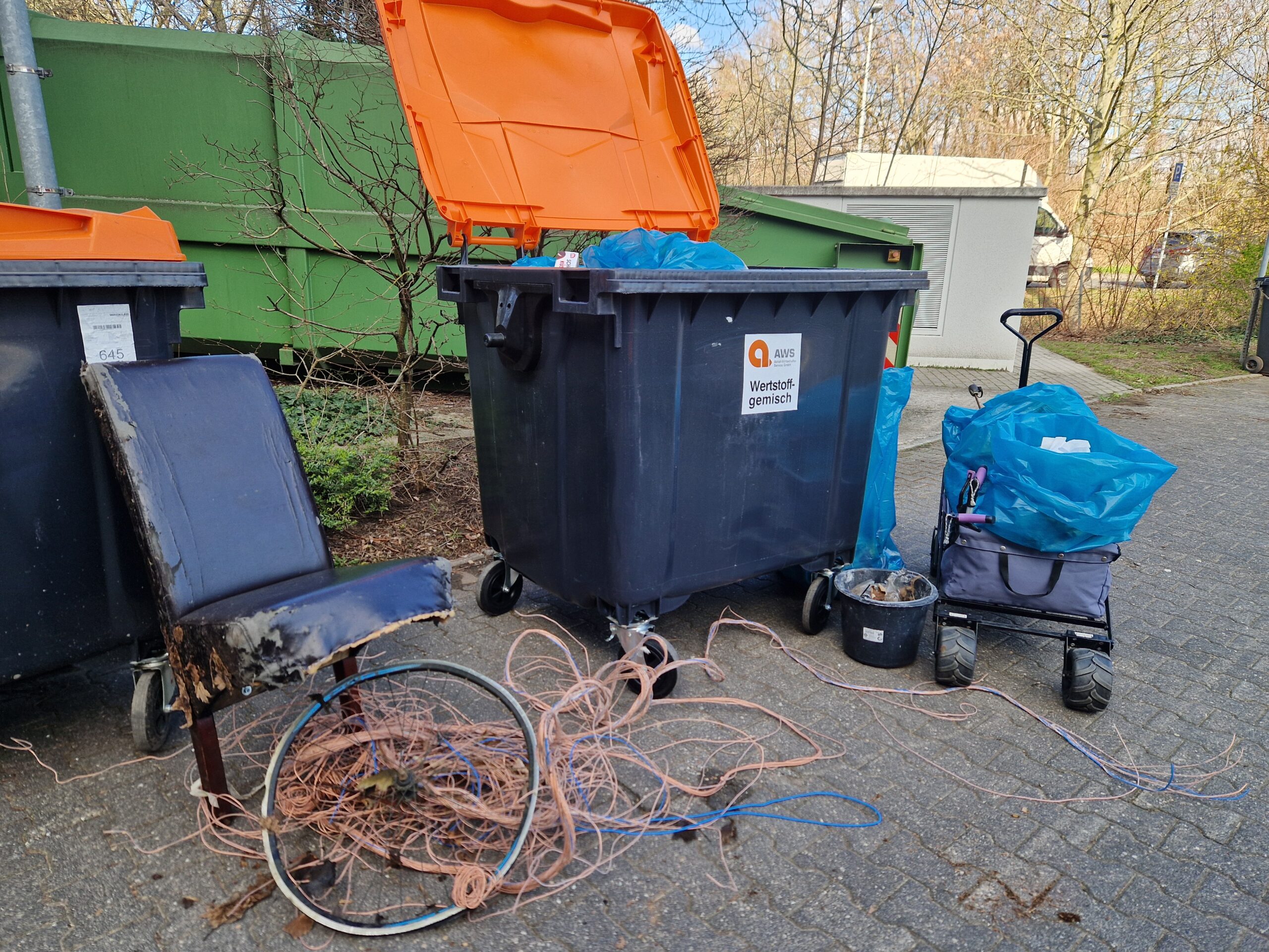 Bild Müllsammelaktion Geocaching Wifö