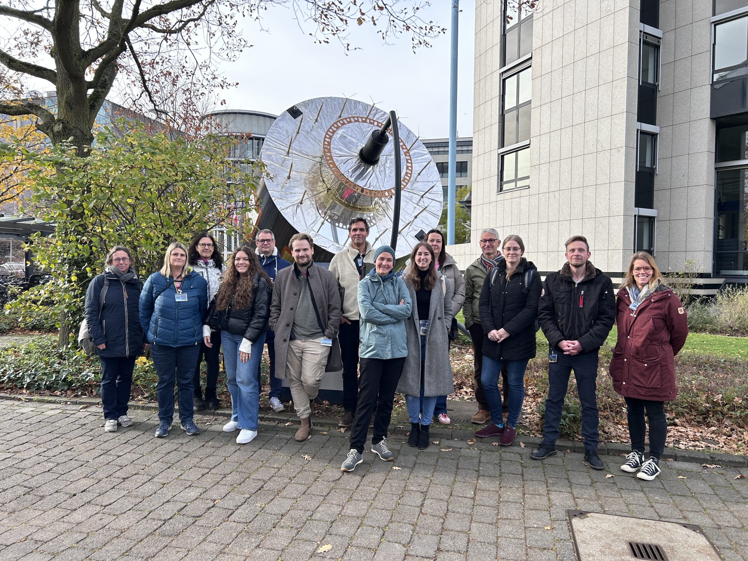 Klimaschutzmanager des Kreis GG besuchen die ESA in Darmstadt