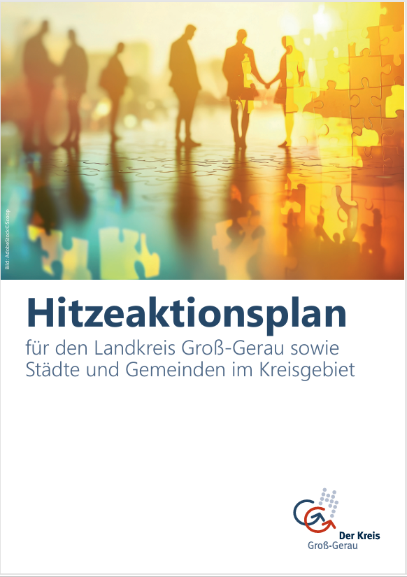 Deckblatt Hitzeaktionsplan Kreis Groß-Gerau