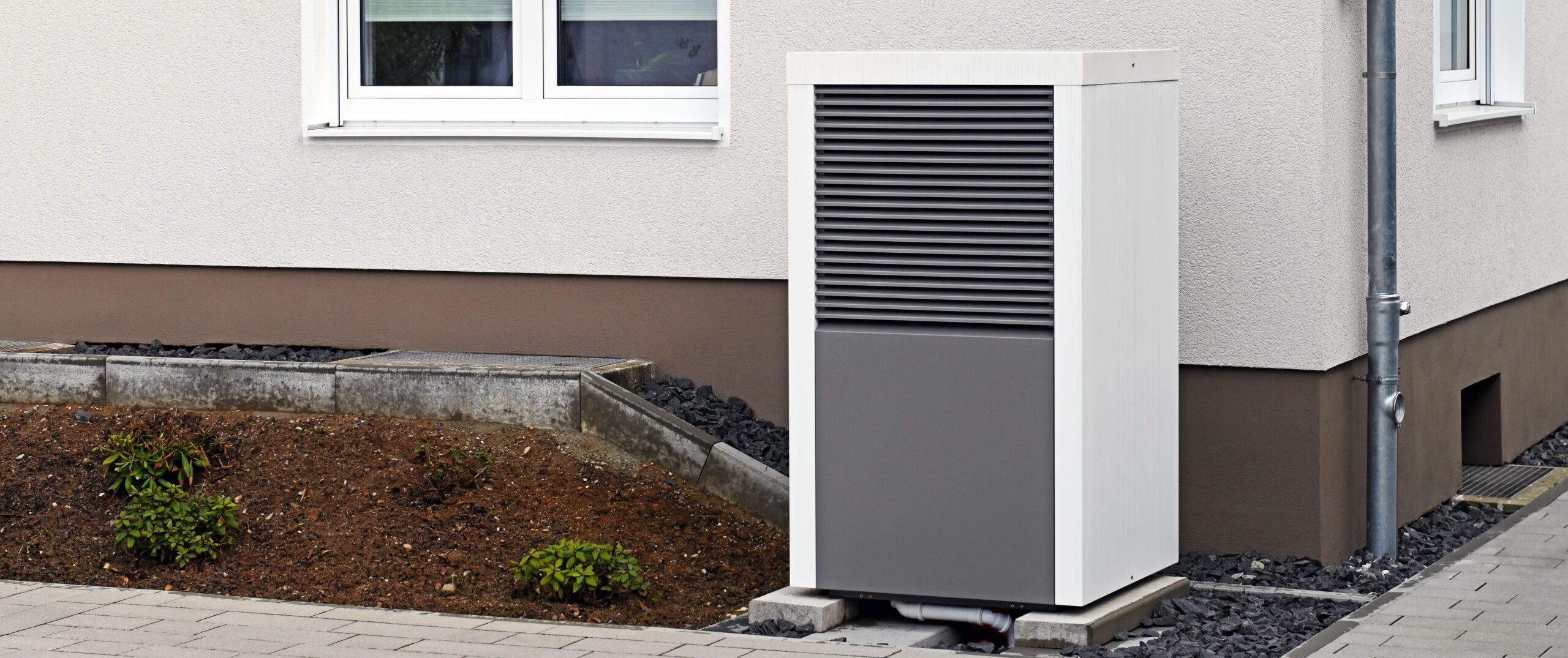 energietisch saniertes Gebäude mit Wärmepumpe