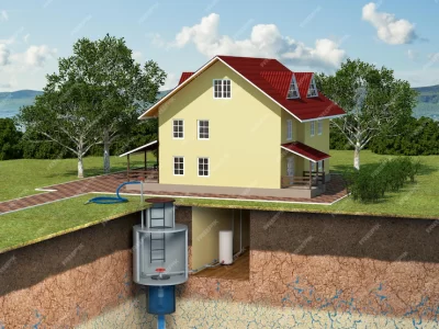 Geothermie Haus